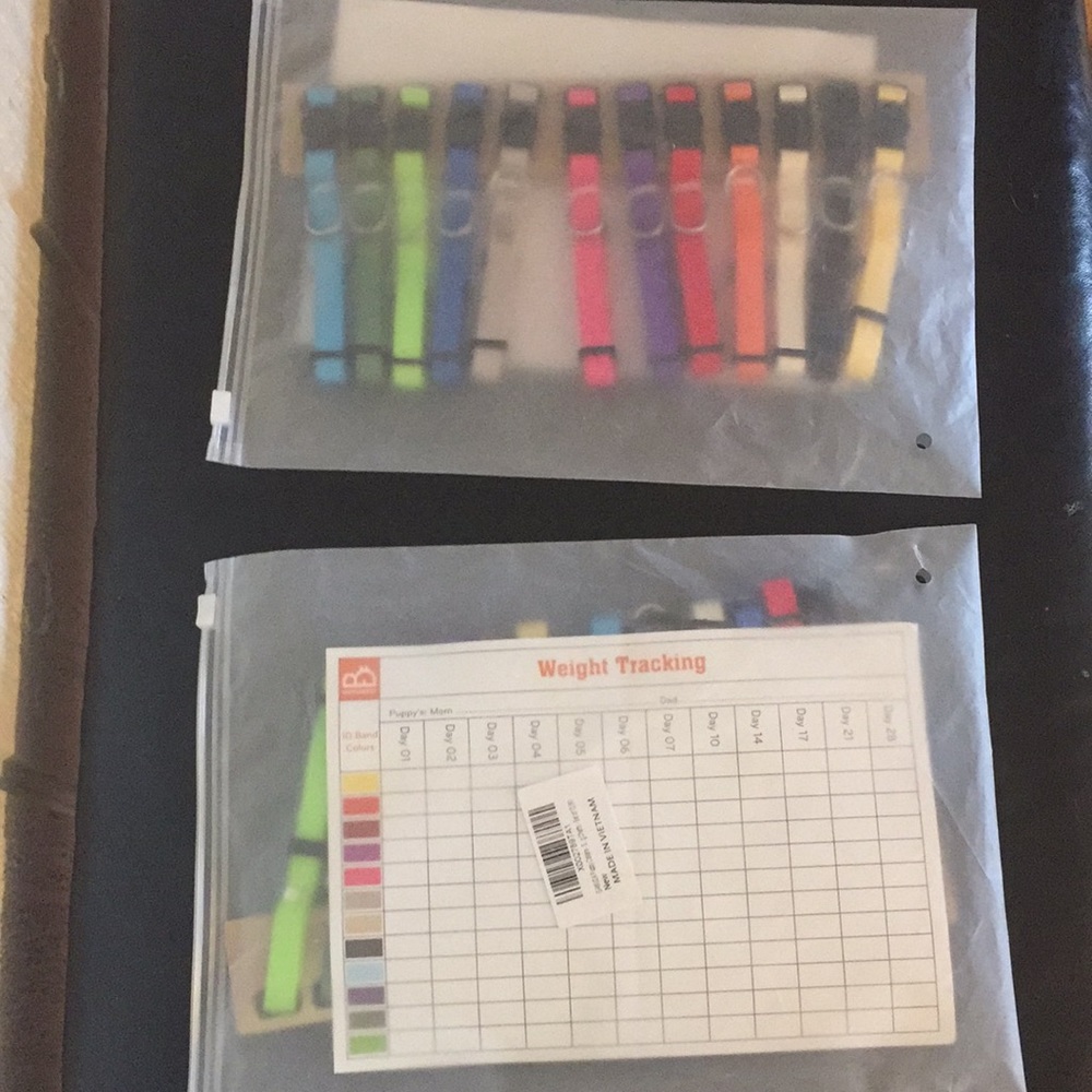 NWT Puppy identifier collars 2 packs 24 total